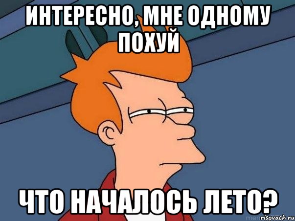 Интересно, мне одному похуй Что началось лето?, Мем  Фрай (мне кажется или)