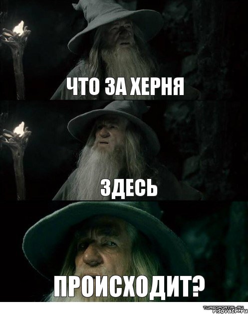 Что за херня здесь происходит?, Комикс Гендальф заблудился