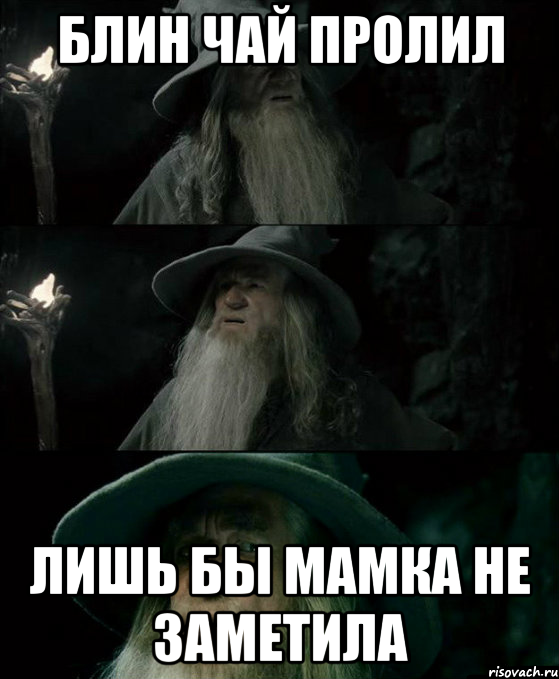 блин чай пролил лишь бы мамка не заметила, Комикс Гендальф заблудился