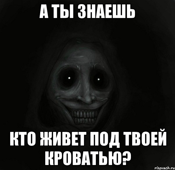 А ты знаешь Кто живет под твоей кроватью?, Мем Ночной гость