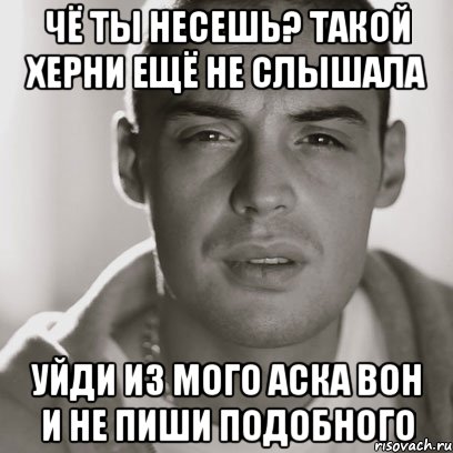 чё ты несешь? такой херни ещё не слышала уйди из мого аска вон и не пиши подобного, Мем Гуф