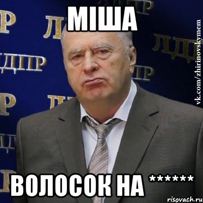 міша волосок на ******, Мем Хватит это терпеть (Жириновский)