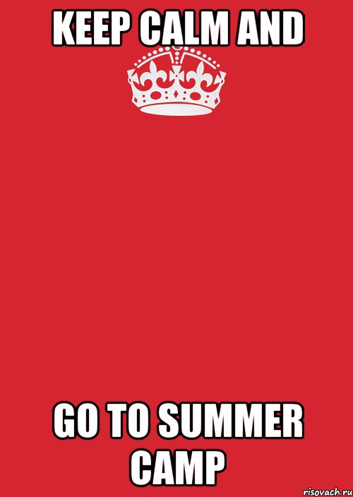 keep calm and go to summer camp, Комикс Keep Calm 3