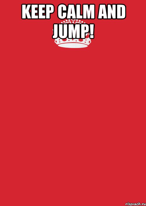 KEEP CALM and JUMP! , Комикс Keep Calm 3