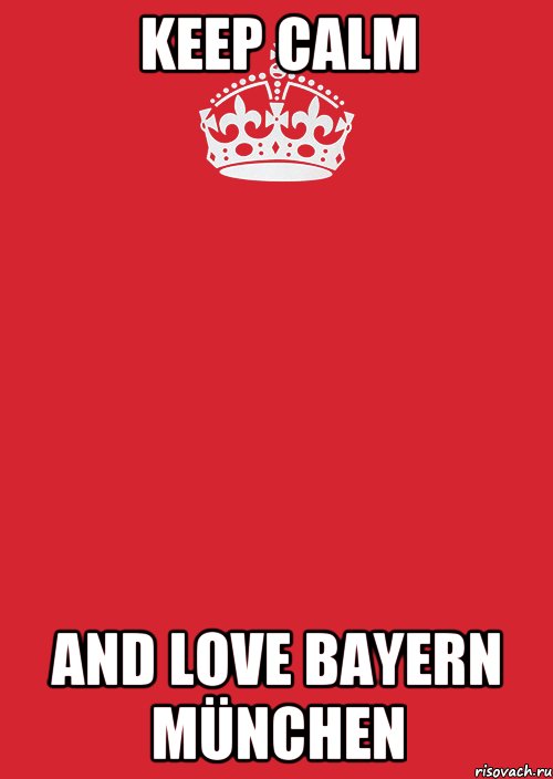 Keep calm And Love Bayern München, Комикс Keep Calm 3