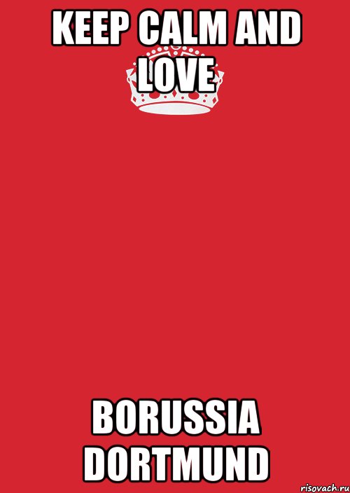 Keep Calm and love Borussia Dortmund, Комикс Keep Calm 3