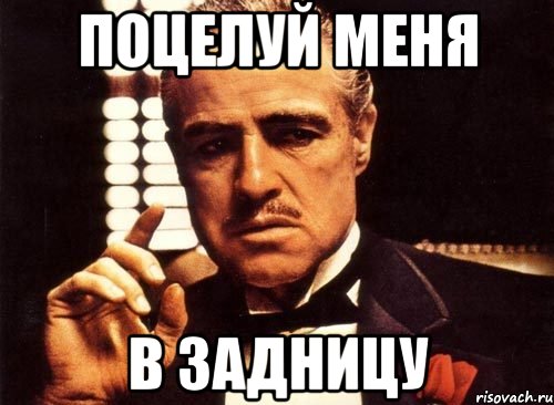 Поцелуй меня в задницу, Мем крестный отец