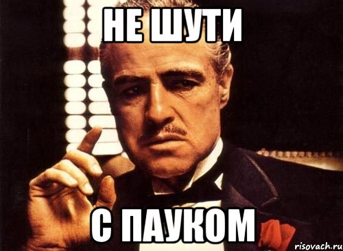Не шути С пауком, Мем крестный отец