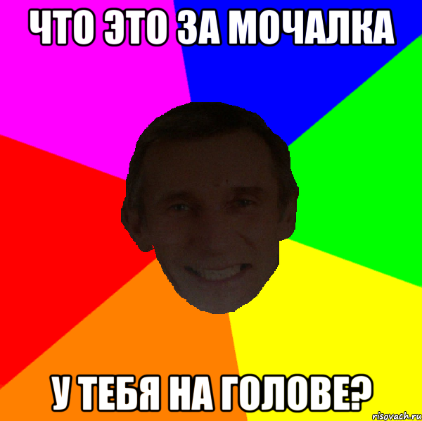 Что это за мочалка у тебя на голове?