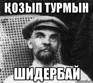 ҚОЗЫП ТУРМЫН ШИДЕРБАЙ, Мем   Ленин удивлен