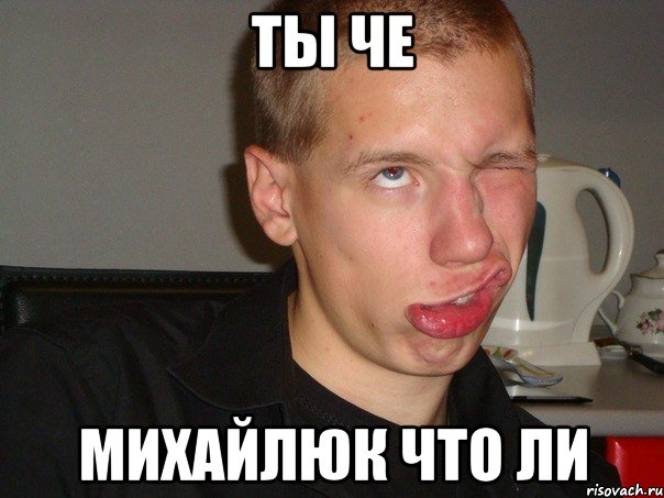 ТЫ ЧЕ МИХАЙЛЮК ЧТО ЛИ