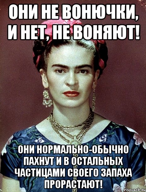 Они не вонючки, и нет, не воняют! Они нормально-обычно пахнут и в остальных частицами своего запаха прорастают!