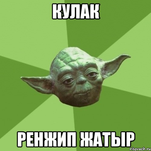 Кулак Ренжип жатыр, Мем Мастер Йода