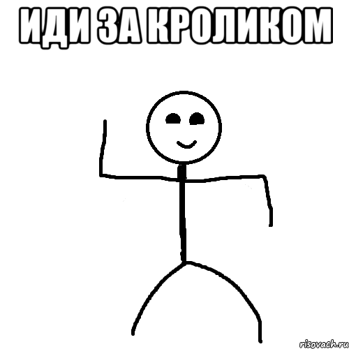 Иди за кроликом 