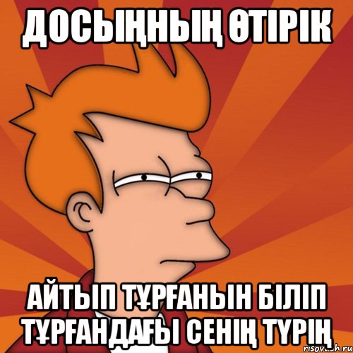 ДОСЫҢНЫҢ ӨТІРІК АЙТЫП ТҰРҒАНЫН БІЛІП ТҰРҒАНДАҒЫ СЕНІҢ ТҮРІҢ, Мем Мне кажется или (Фрай Футурама)