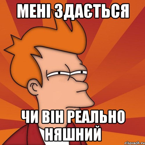 Мені здається чи він реально няшний