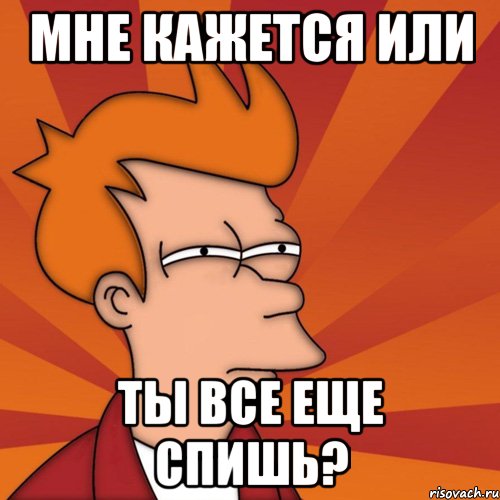 Мне кажется или Ты все еще спишь?, Мем Мне кажется или (Фрай Футурама)