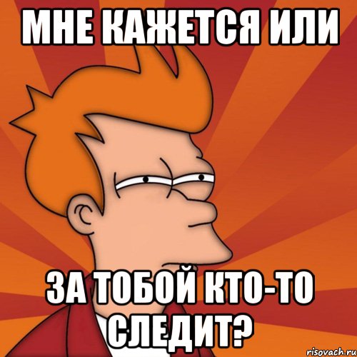 мне кажется или за тобой кто-то следит?, Мем Мне кажется или (Фрай Футурама)