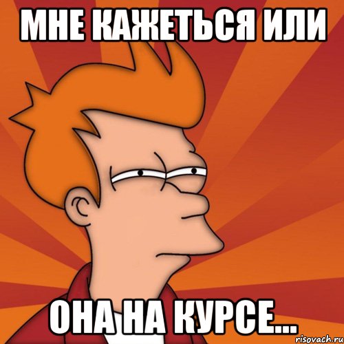 мне кажеться или она на курсе..., Мем Мне кажется или (Фрай Футурама)