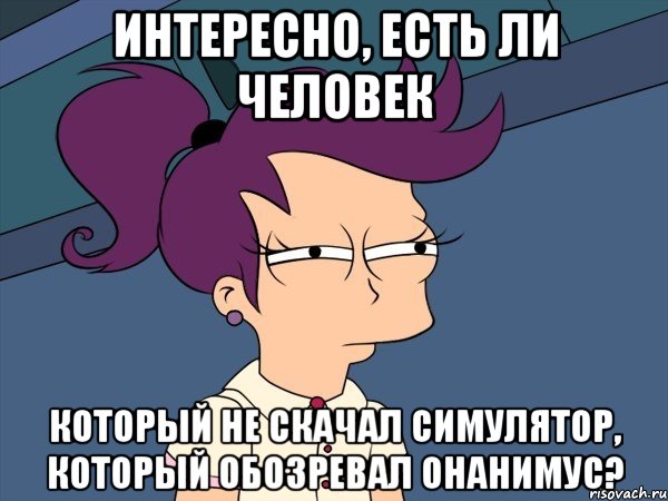 интересно, есть ли человек который не скачал симулятор, который обозревал онанимус?, Мем Мне кажется или (с Лилой)