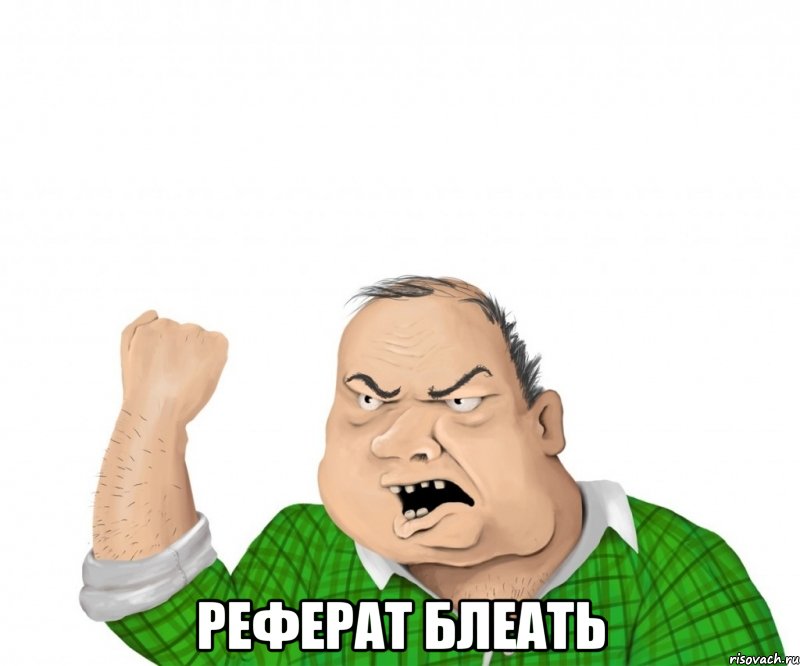  Реферат блеать, Мем мужик