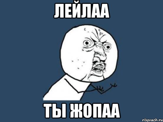 Лейлаа Ты жопаа, Мем Ну почему
