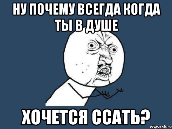 ну почему всегда когда ты в душе хочется ссать?, Мем Ну почему