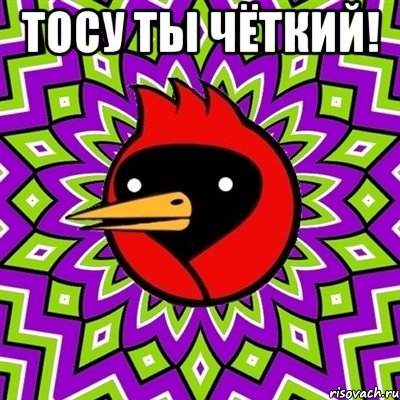 тосу ты чёткий! , Мем Омская птица