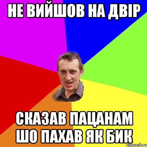 не вийшов на двір сказав пацанам шо пахав як бик, Мем Чоткий паца