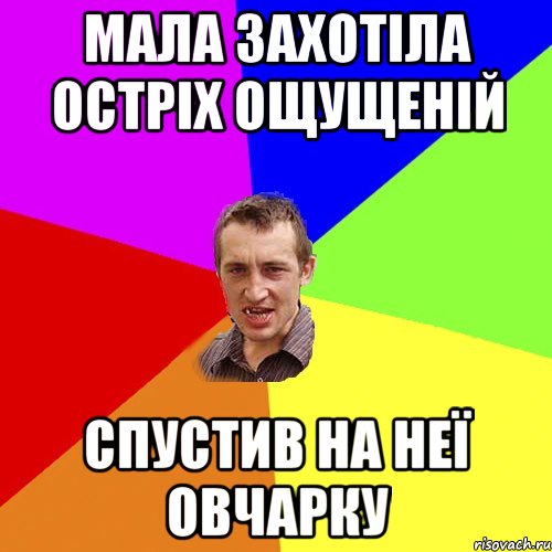 Мала захотіла остріх ощущеній Спустив на неї овчарку, Мем Чоткий паца