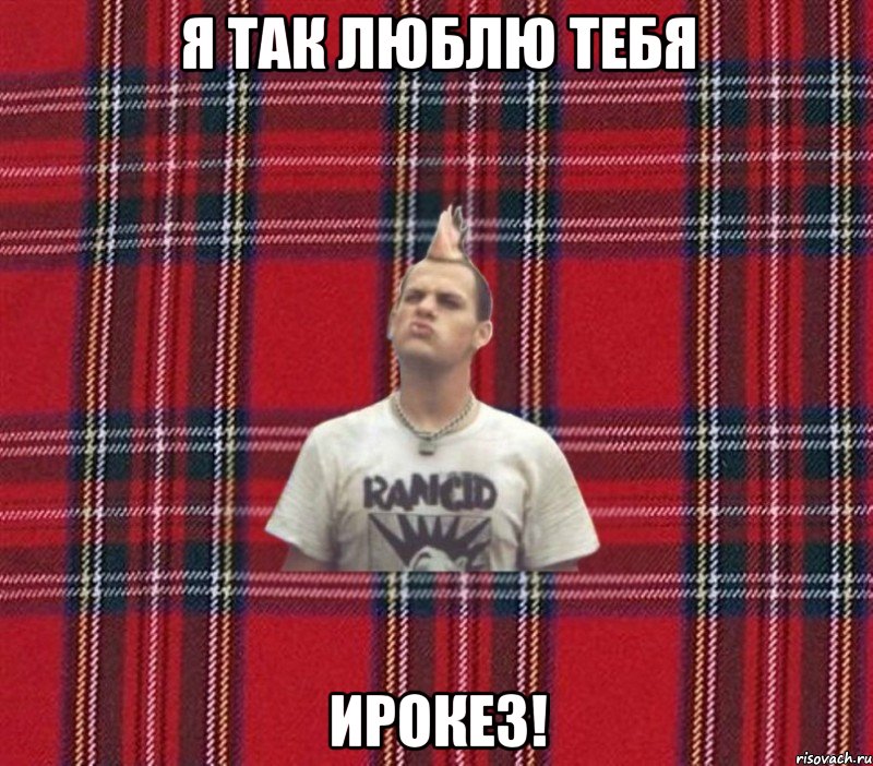 я так люблю тебя ирокез!