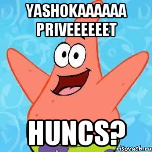 Yashokaaaaaa priveeeeeet huncs?, Мем Патрик