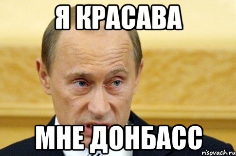 я красава мне донбасс, Мем путин