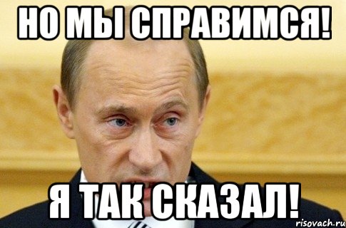 Но мы справимся! Я так сказал!, Мем путин