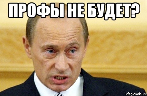 ПРОФЫ НЕ БУДЕТ? , Мем путин