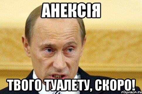 Анексія Твого туалету, скоро!, Мем путин