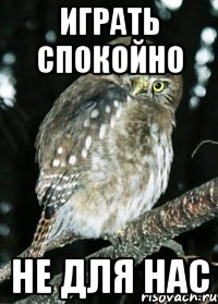 играть спокойно не для нас