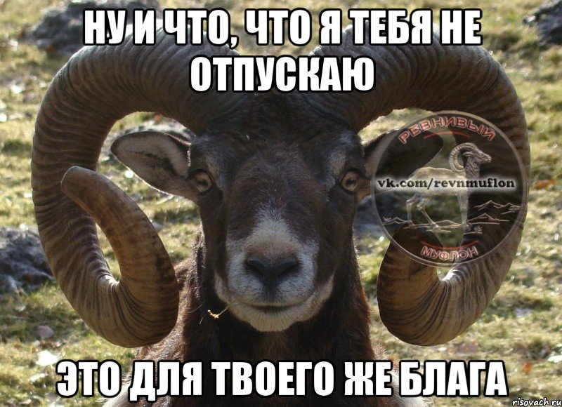 ну и что, что я тебя не отпускаю это для твоего же блага