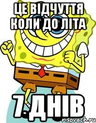 Це відчуття коли до літа 7 днів, Мем спанч боб