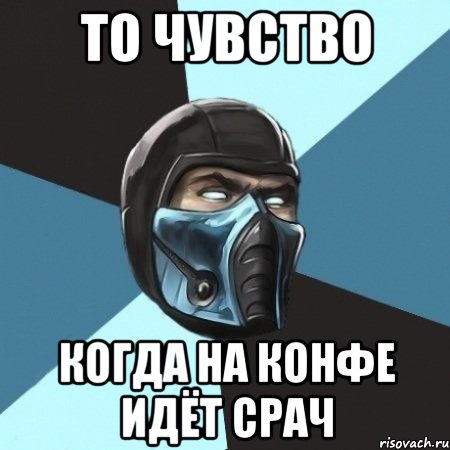 то чувство когда на конфе идёт срач, Мем Саб-Зиро