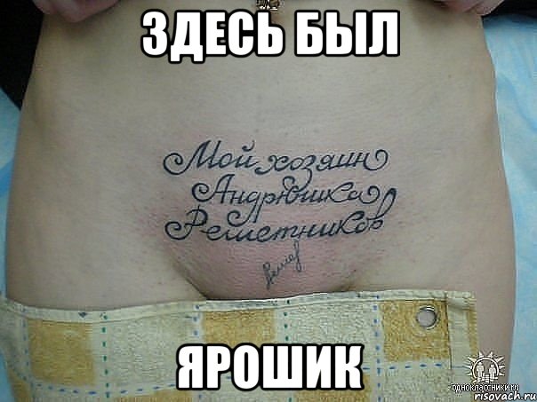 Здесь был ярошик