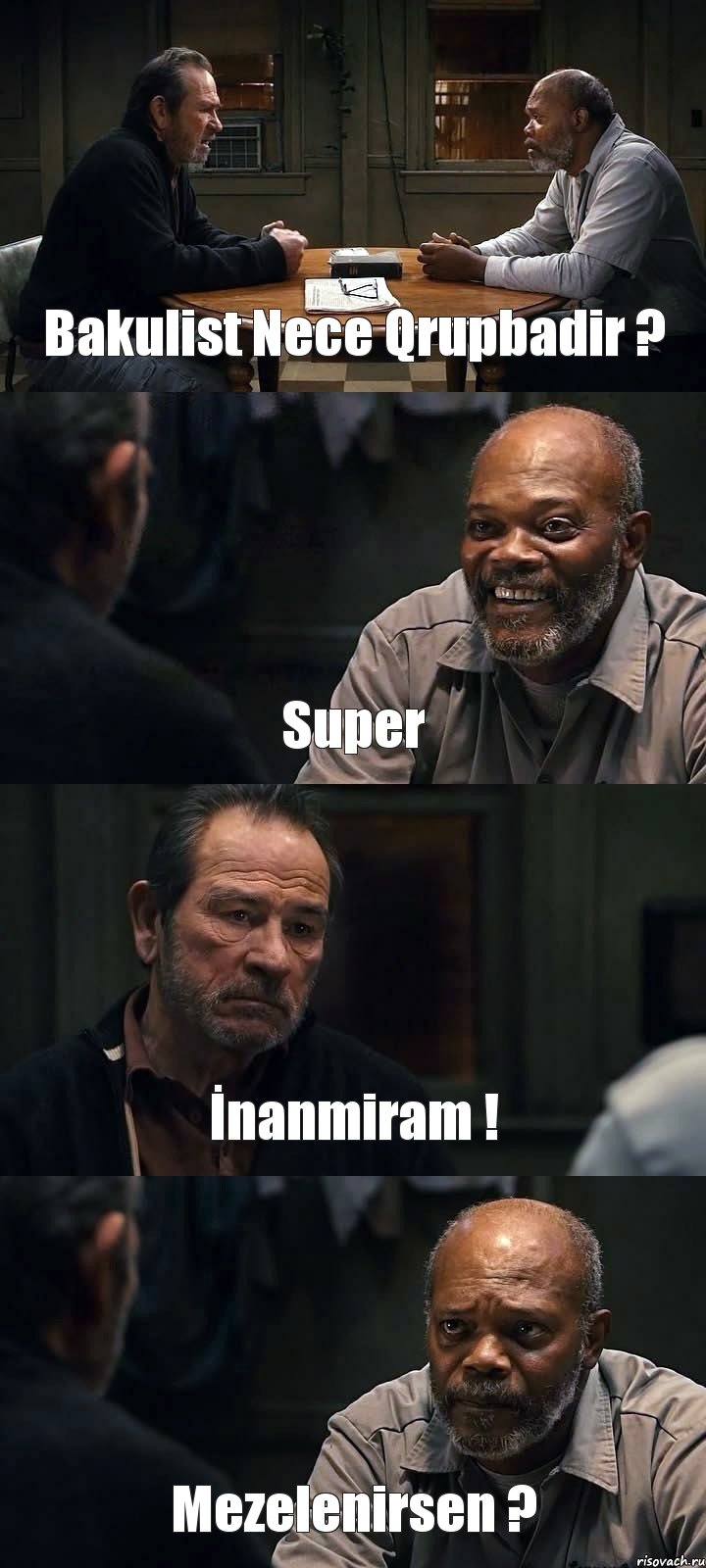 Bakulist Nece Qrupbadir ? Super İnanmiram ! Mezelenirsen ?, Комикс The Sunset Limited