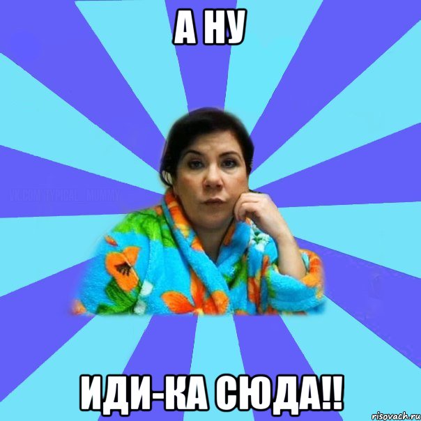 А ну Иди-ка сюда!!, Мем типичная мама