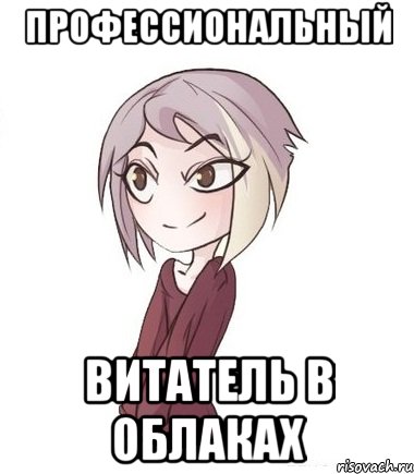 ПРОФЕССИОНАЛЬНЫЙ ВИТАТЕЛЬ В ОБЛАКАХ