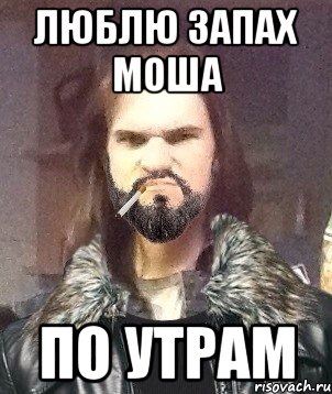 Люблю запах моша По утрам