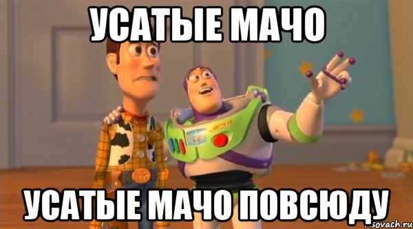 Усатые мачо Усатые мачо повсюду