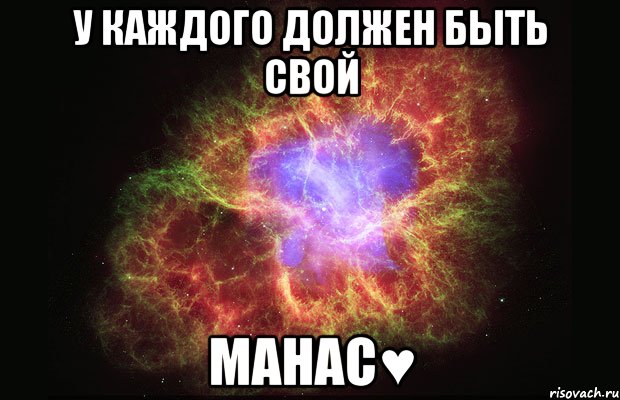 У каждого должен быть свой Манас♥, Мем Туманность