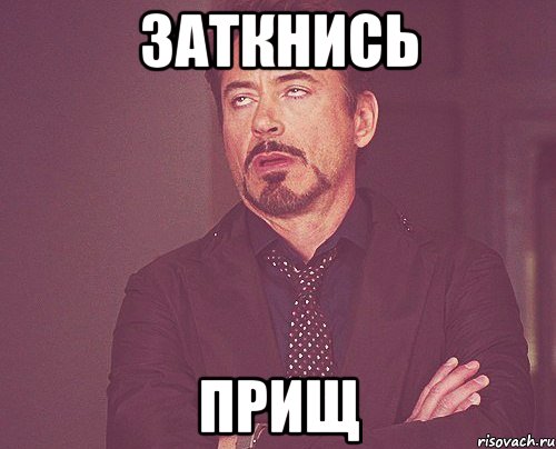 ЗАТКНИСЬ ПРИЩ, Мем твое выражение лица