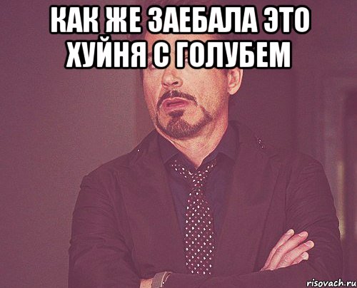 как же заебала это хуйня с голубем , Мем твое выражение лица