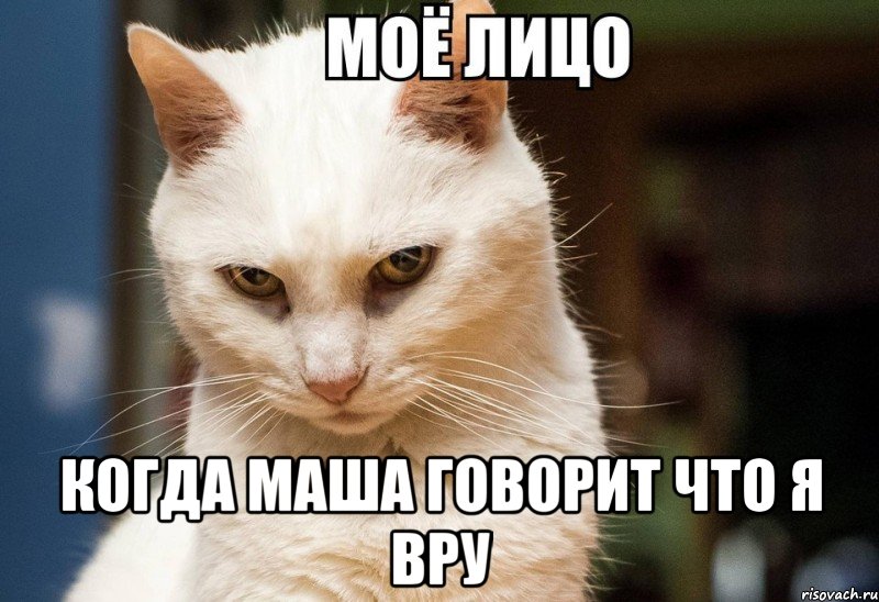  когда Маша говорит что я вру